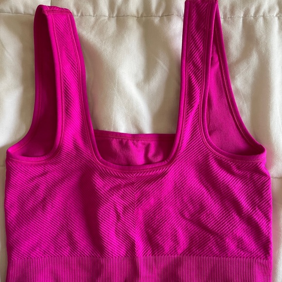 Hot pink All in Motion sports bra. Size Small. Never worn. - Picture 3 of 3